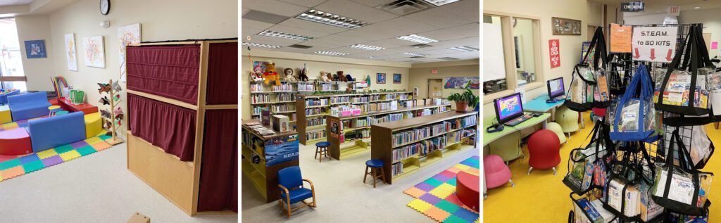 Photos of the Mineral County Library.